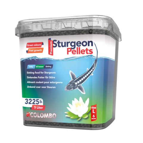 COLOMBO STURGEON FOOD 5L LARGE