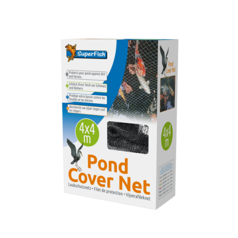 POND COVER NET 4X4 MTR + 10 PINS