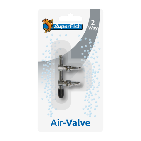 BRASS AIR VALVE 2 WAY BLISTER