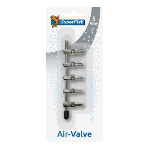 BRASS AIR VALVE 5 WAY BLISTER