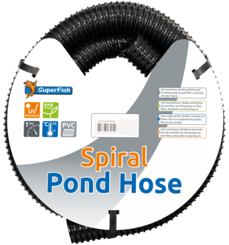 [*]BLACK SPIRAL POND HOSE 20 MM 5M