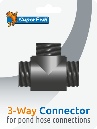 POND 3 WAY CONNECTOR BLISTER 1 PCS