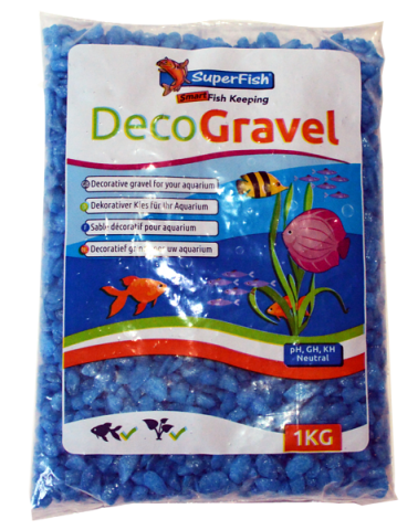 DECOGRAVEL NEON BLUE 1KG