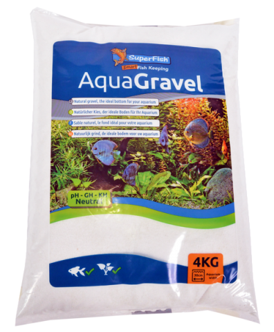 AQUAGRAVEL SNOW WHITE 4KG