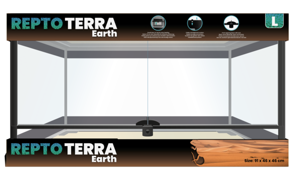 [*]@REPTO TERRA EARTH 91x46x46