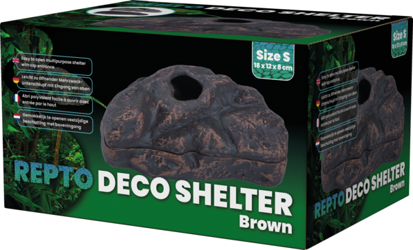 @REPTO DECO SHELTER BROWN S