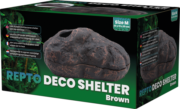 @REPTO DECO SHELTER BROWN M