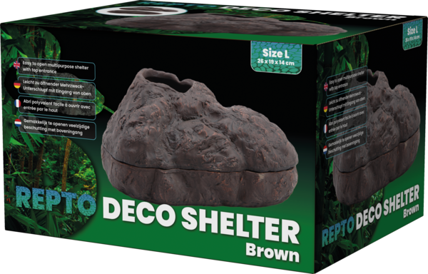 @REPTO DECO SHELTER BROWN L